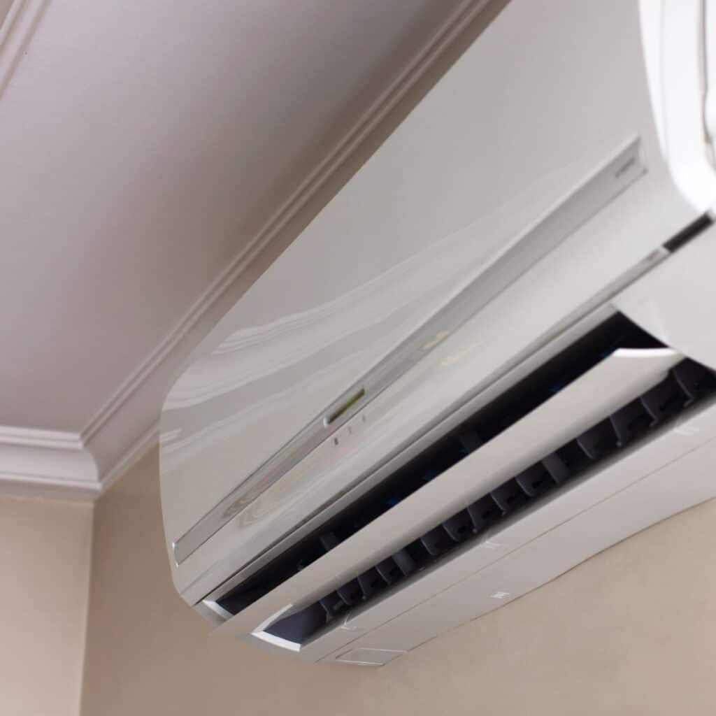 ductless mini split in a home
