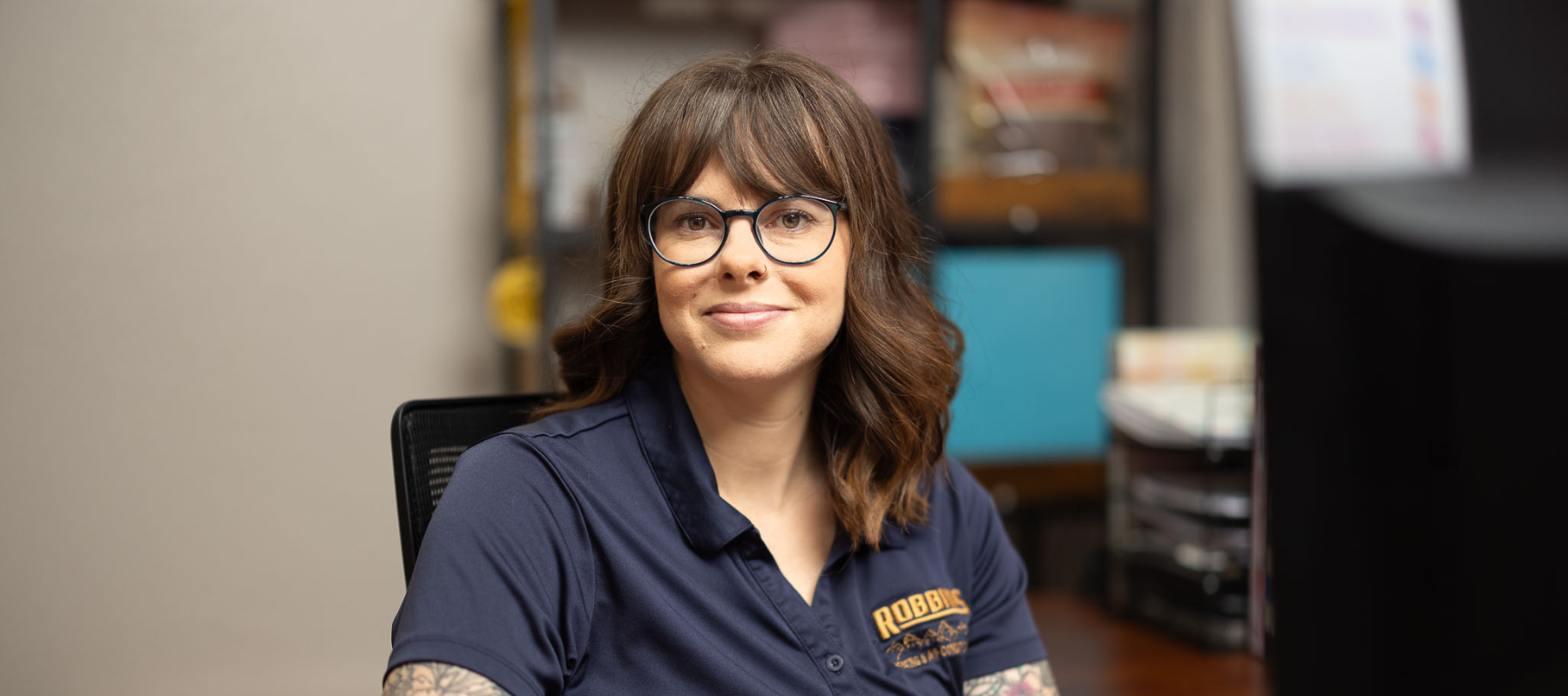 Kayla service manager at Robbins Heating and Cooling